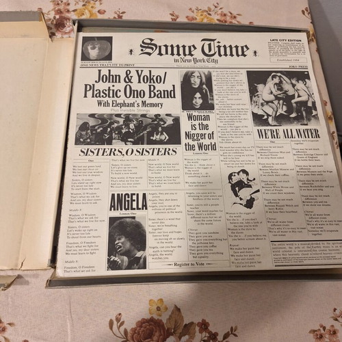John Lennon Box Set used, 9 vinyl albums collection