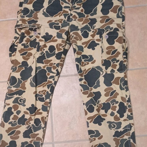 Vintage Duck Camo Cargo Hunting Pants made in USA like new