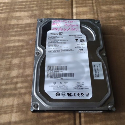 Seagate Barracuda 7200.10 ST3160815AS 160GB SATA hard drive used