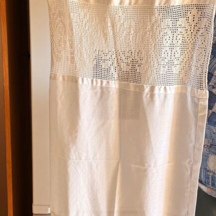 Linen atrante set with two napkins new handmade
