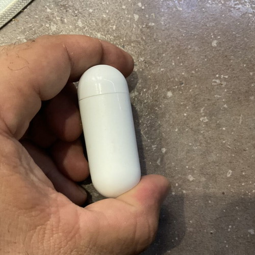 White case for wireless earbuds