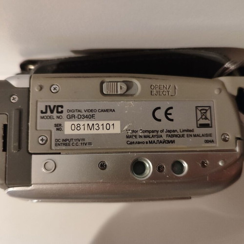 JVC miniDV video camera GR-D340E used, untested
