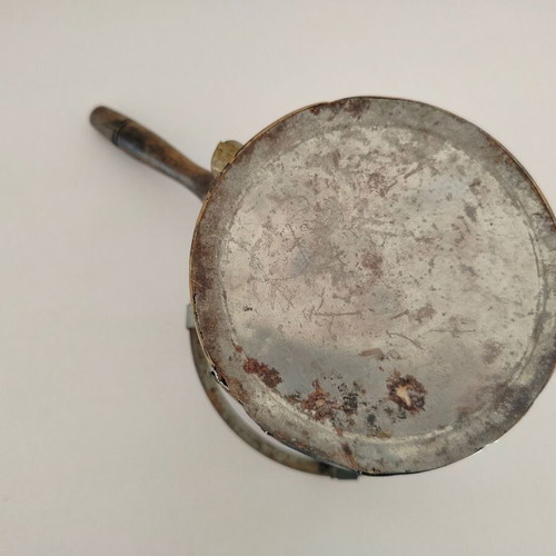 Pitsos Freres brass gas stove used with wooden handle