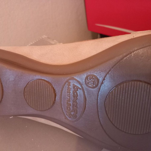Boxer ballerinas new, size 37, beige leather