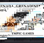 Γρενάδα Γρεναδίνες  1992 Olympic Games - Barcelona, Spain BLOCK MNH   φεγιε ασφραγιστο λουξ