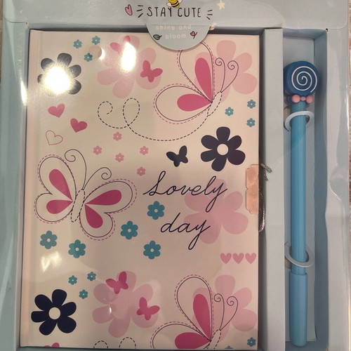 Children's notebook and notepad new with lock and pen