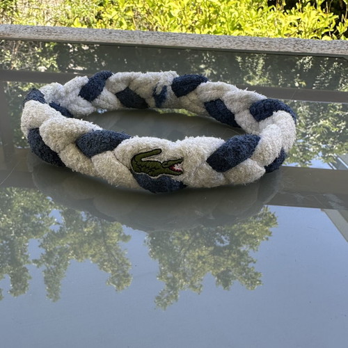 Lacoste Vintage Tennis Headband 1988 Terry Cloth Like New