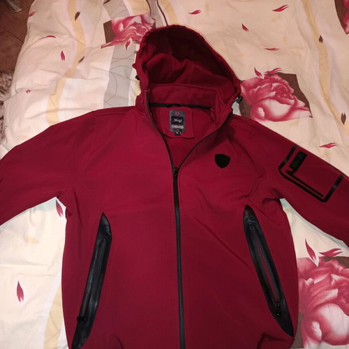 Manager red spring windbreaker jacket new, size XL