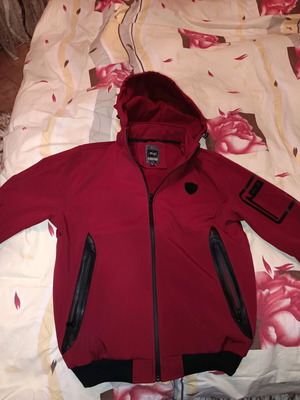 Manager red spring windbreaker jacket new, size XL