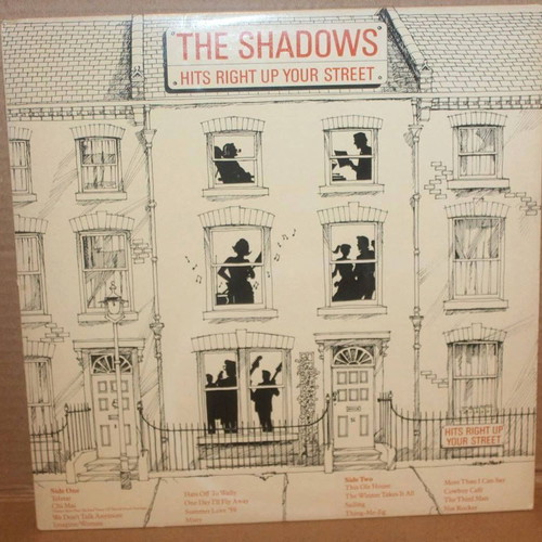 The Shadows Hits Right Up Your Street LP used, 33 1/2 RPM Polydor 1981