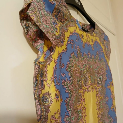Summer mini dress Attentif like new, size S-M, multicolor
