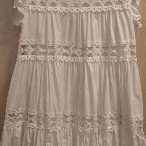 Devotion Twins dress medium white like new, cotton