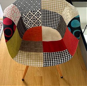 Πολυθρόνα σαλονιού σε στυλ patchwork