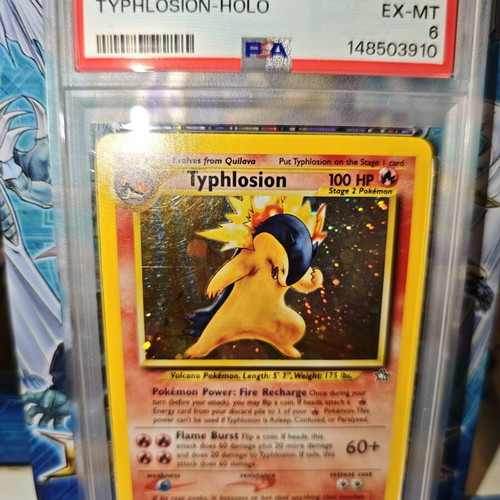 Typhlosion Neo Genesis PSA 6 Pokemon card