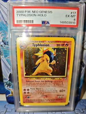 Typhlosion Neo Genesis PSA 6 Pokemon card