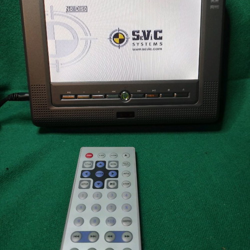 Sevic DVD player used with charger and carrying case