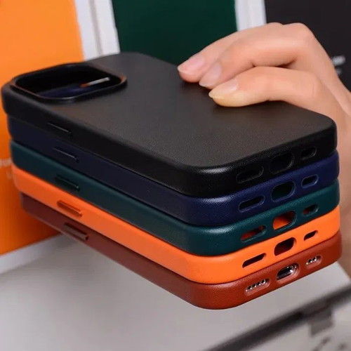 Leather Case for iPhone 11/12/13/14/15 Pro, Plus and Pro Max new, black