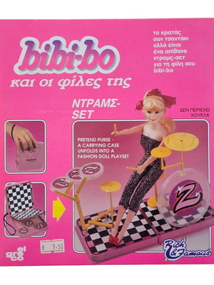 Vintage El Greco Bibi-Bo Rich & Famous Drums Set new in box
