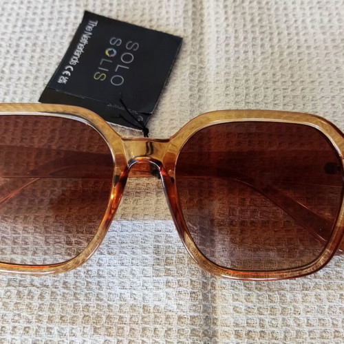 Solo-Solis NDL5544 sunglasses new, brown degrade lenses, honey frame