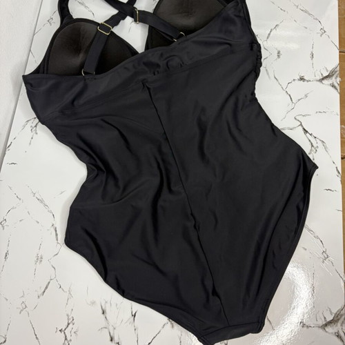 Black one-piece swimsuit size 2XL like new