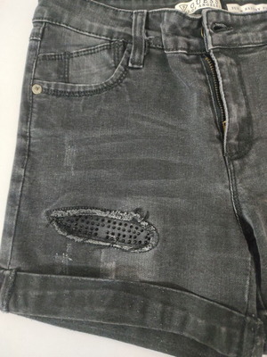 Μαύρο τζιν σορτς Guess Los Angeles XS μεταχειρισμένο