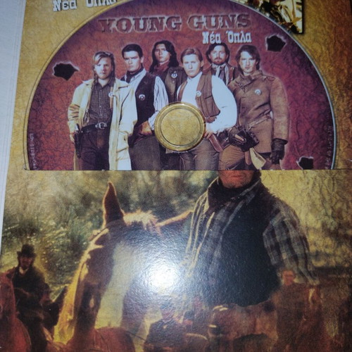 Young Guns DVD like new, action adventure with subtitles