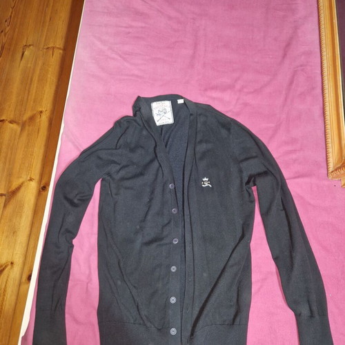 Diesel men's cardigan like new, size Large, black