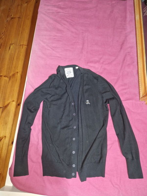 Diesel men's cardigan like new, size Large, black