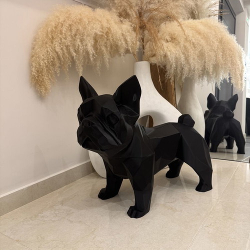 French Bulldog Decorative Statue used, modern design