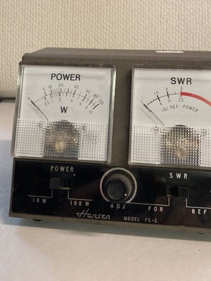 Power and SWR Meter Hansen FS-5 like new