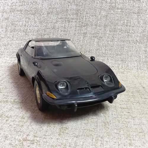 Knight Rider KITT Opel GT KIBI vintage 80s toy car new without box black plastic rare