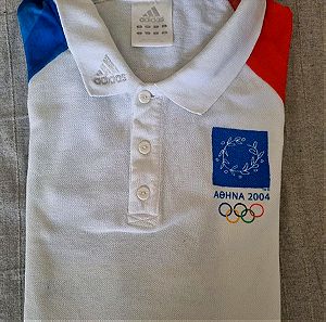 Γνήσια μπλούζα Ολυμπιακών αγώνων 2004 LARGE