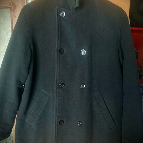 Diesel Modgommery coat used, wool, size Large, black