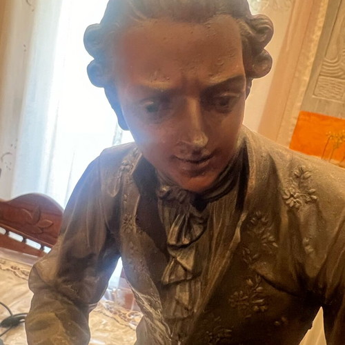 Sculpture The Artist in His Studio like new
