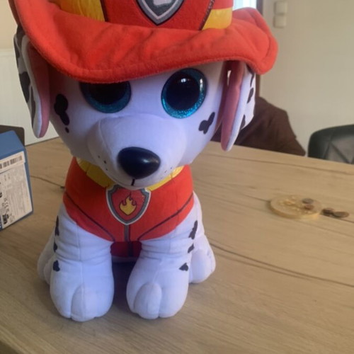 Paw Patrol Plush Firefighter Like New