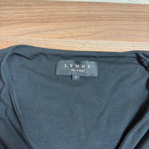 Lynne women's blouse Small black, like new