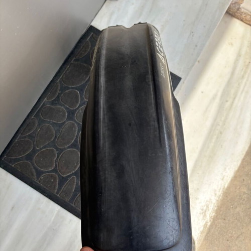 Acerbis Supermoto front fender used, black motorcycle mudguard