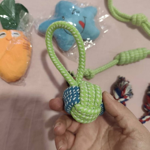 Dog toys new, pack of 7 for small dogs