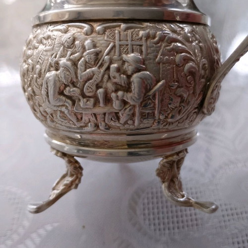 Douwe Egberts Silver Tea Set vintage, like new