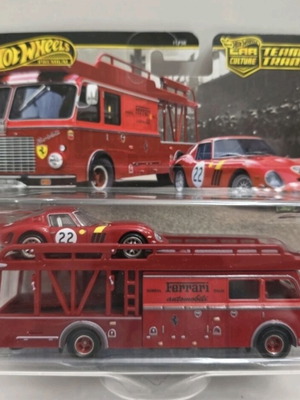 Hot Wheels Team Transport Ferrari 250 GTO & Fiat 642 RN2 Bartoletti