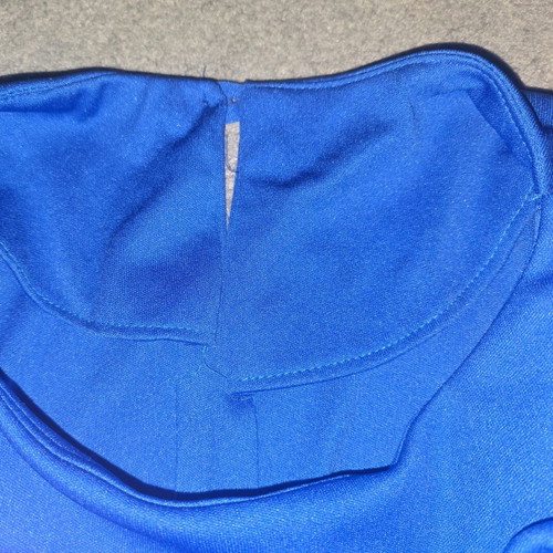 Vintage dress used, blue, size 40, 1980s