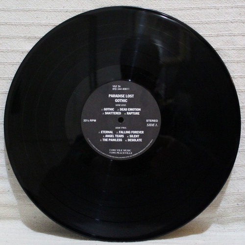 Paradise Lost Gothic vinyl LP album gatefold used