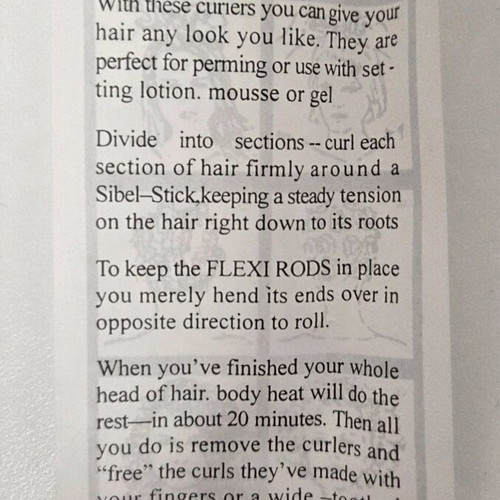 Flexi rods hair styling new, 63 pieces various sizes
