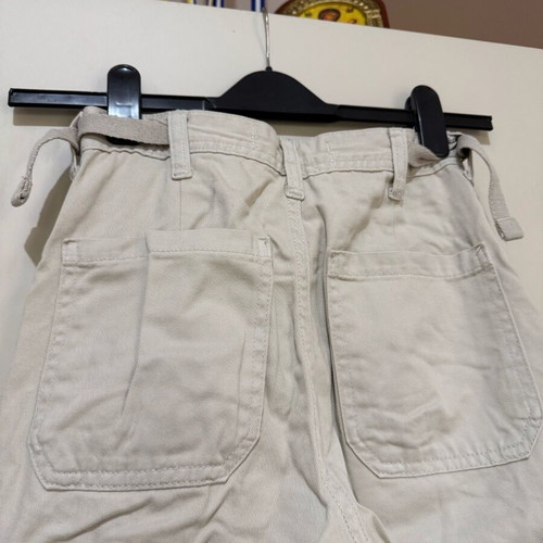 Cargo pants used beige color Stradivarius