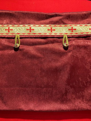 Red Epitrachelion Case new, 29x34 cm