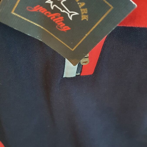 Paul & Shark men's blouse new, size M, blue and red