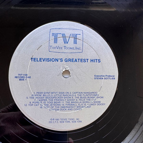 Television's Greatest Hits 2xLP used, pop genre