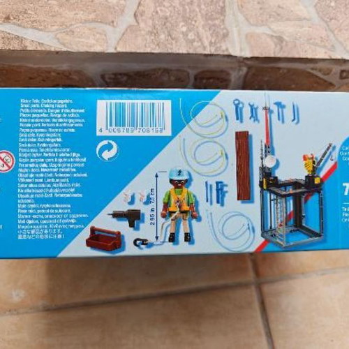 Playmobil City Action 70816 Construction Site with Crane New