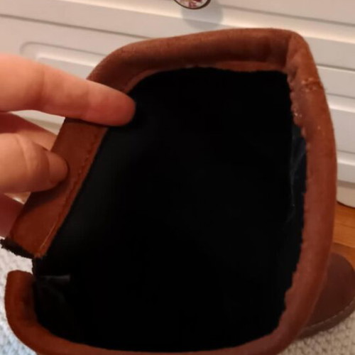 Sock boots like new, brown, size 38