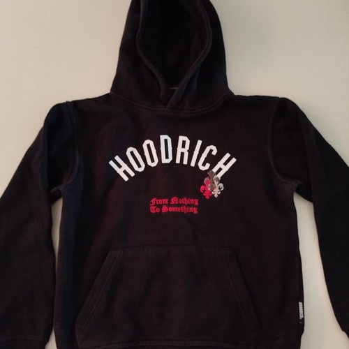 Hoodrich kids hoodie used, black, size 10-12 years